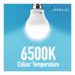 SYSKA 9W LED Bulb with Energy Saving, No-Mercury, Up to 50000 Hours Life Spans- White (Pack of 4)